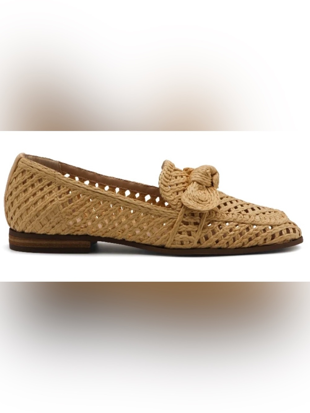 Charles David Woven Knot Loafer in Natural
